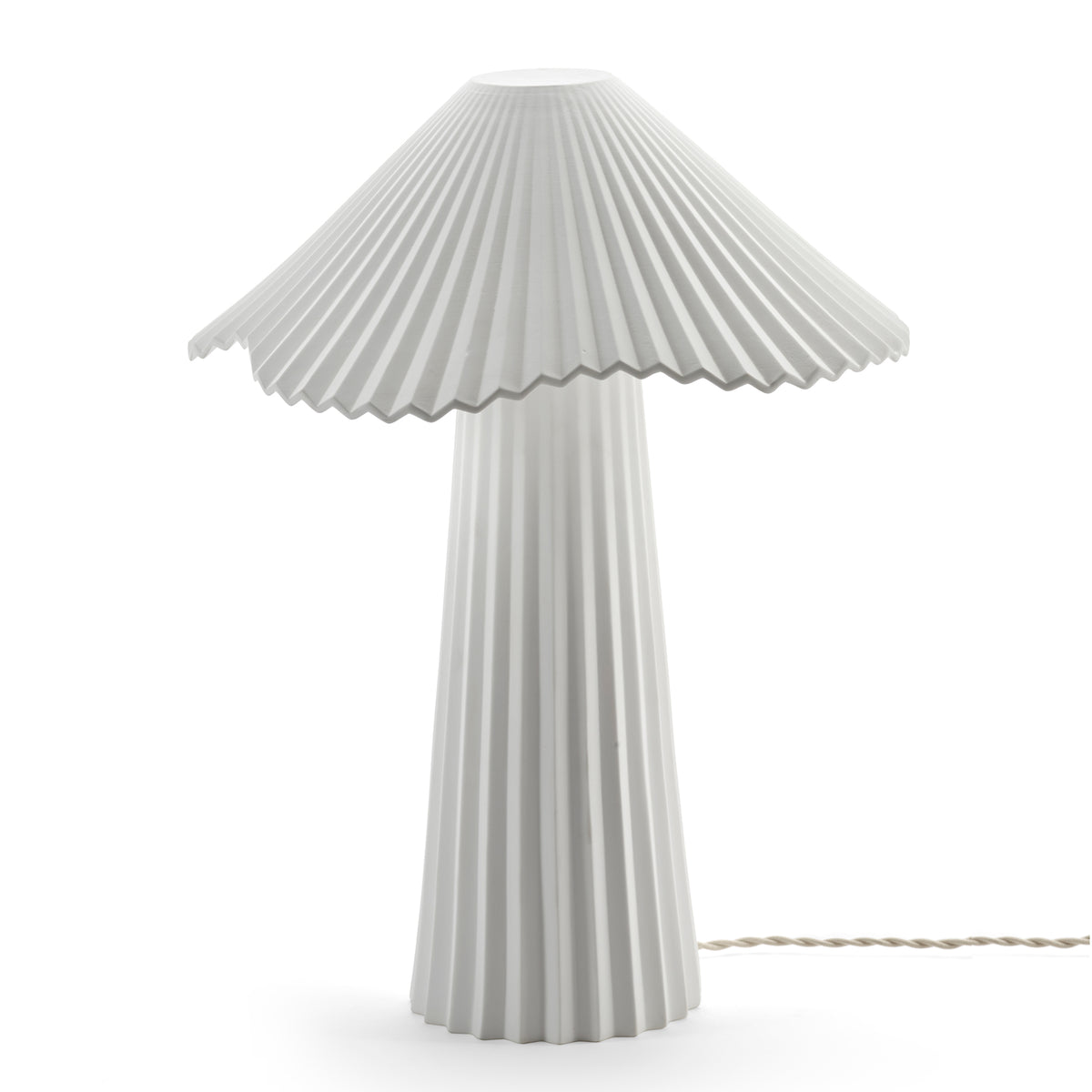 Uala Large Porcelain Table Lamp In White