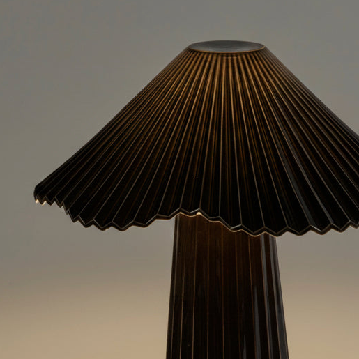 Uala Large Porcelain Table Lamp In Black & White