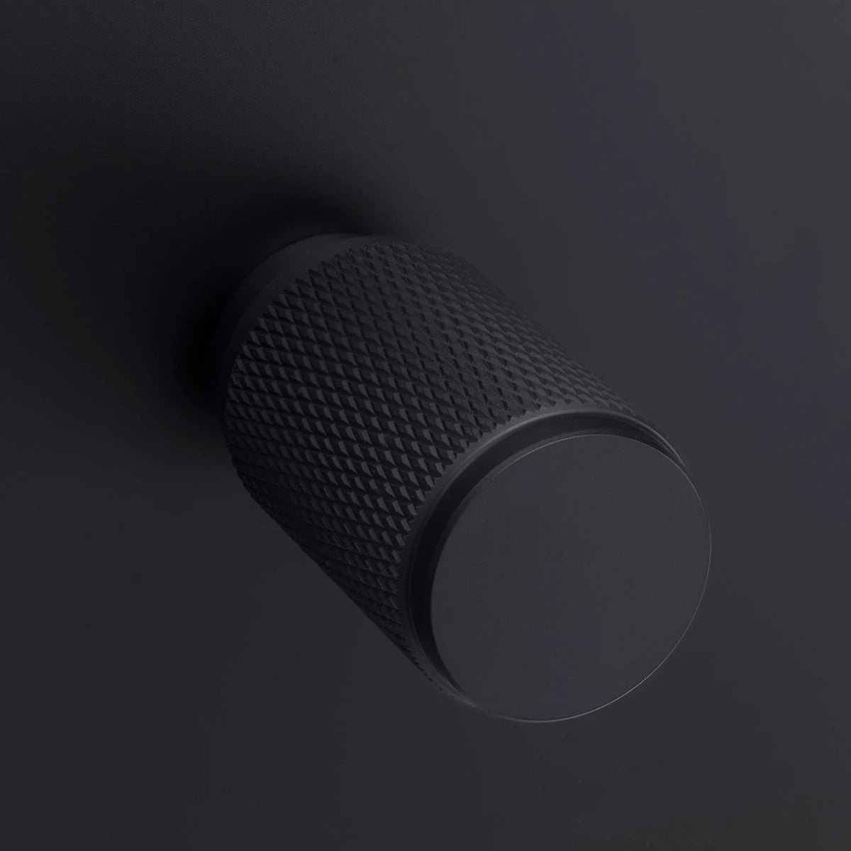 Cross Cut Knurled Dimmer Detail Kit in Black