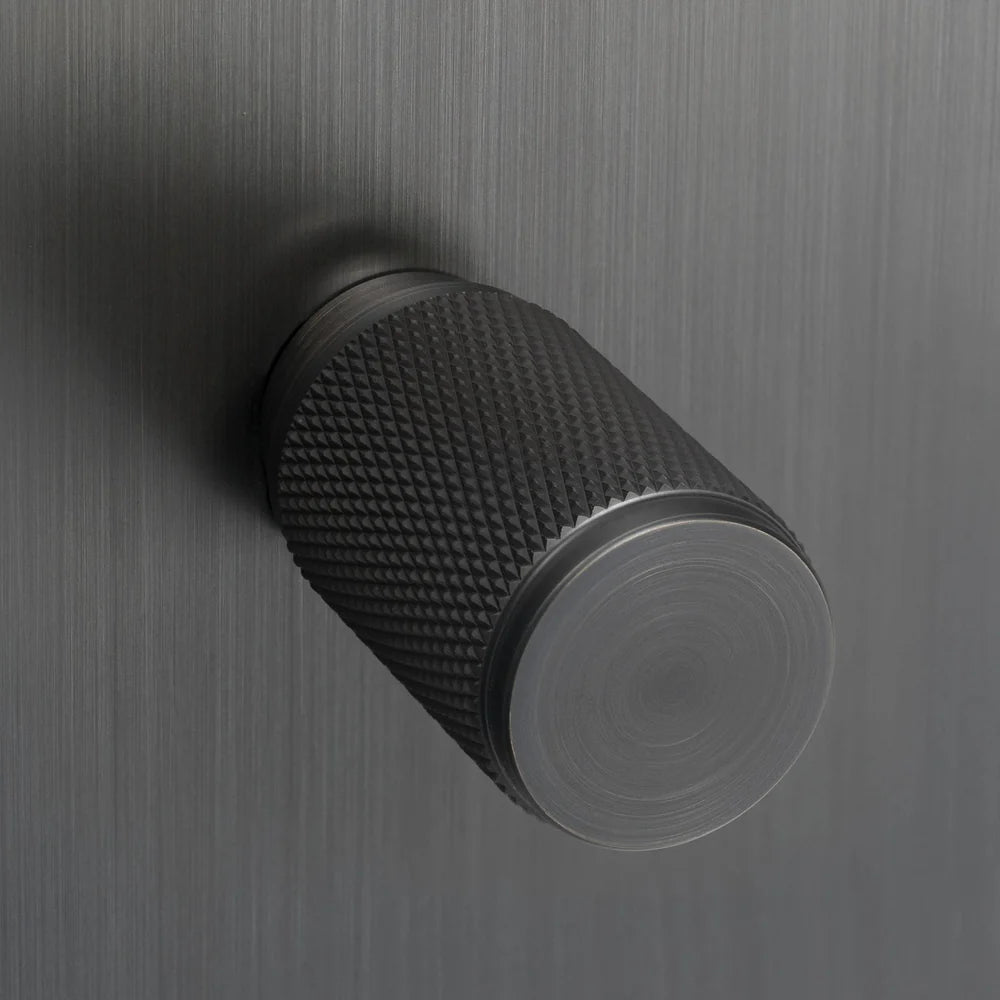 Cross Cut Knurled Dimmer Detail Kit in Smoked Bronze