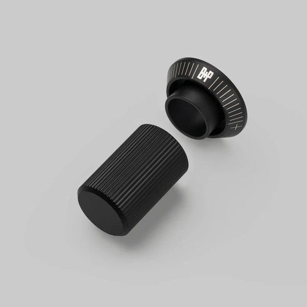 Linear Knurled Dimmer Detail Kit in Black