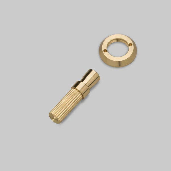 Linear Knurled Toggle Detail Kit in Brass