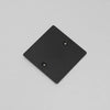 One Gang Blank Wall Plate in Black