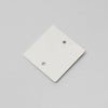 One Gang Blank Wall Plate in White