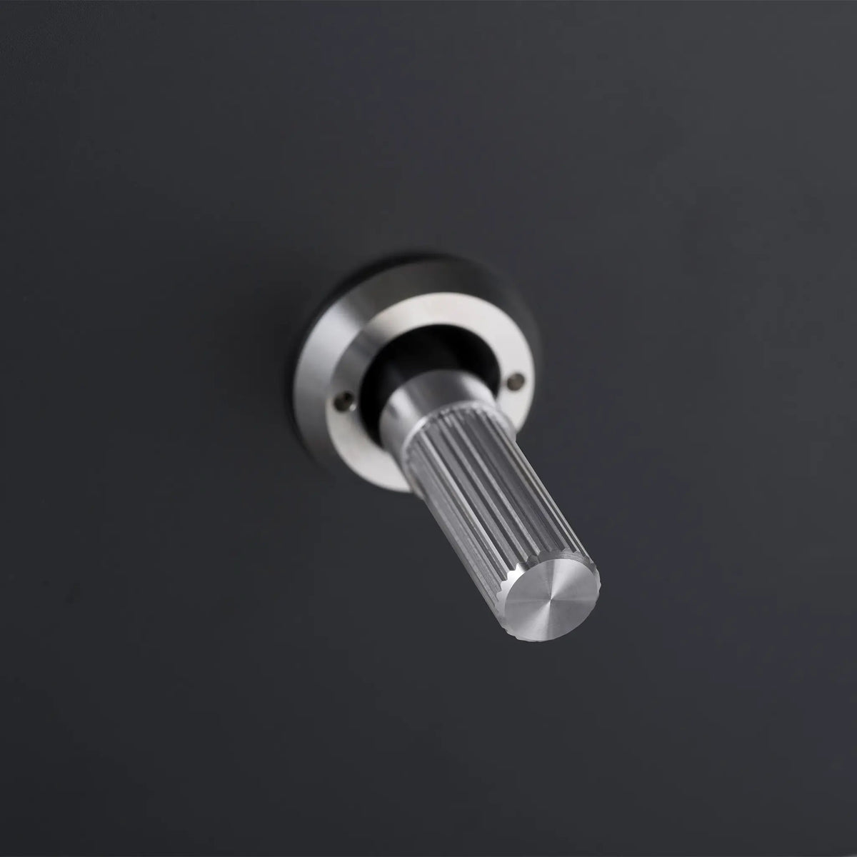 Buster and Punch black light switch with steel linear knurled toggle