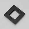 One Gang Wall Plate for Single 45mm Module in Black