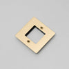 One Gang Wall Plate for Single 45mm Module in Brass