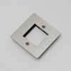 One Gang Wall Plate for Single 45mm Module in Steel