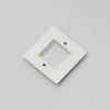 One Gang Wall Plate for Single 45mm Module in White