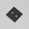 One Gang Wall Plate for 2 Dimmer Switches Only in Black