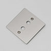 One Gang Wall Plate for 2 Toggle Switches Only in Steel