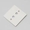 One Gang Wall Plate for 2 Toggle Switches Only in White