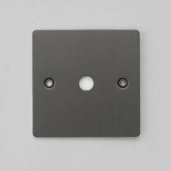 One Gang Wall Plate for 1 Dimmer or Toggle Switch in Smoked Bronze