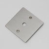 One Gang Wall Plate for 1 Dimmer or Toggle Switch in Steel