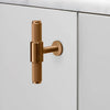 Knurled T-Bar Cabinet Handle In Warm Sunset