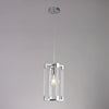 Canto Pendant in Polished Nickel & Clear Acrylic