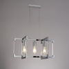 Canto 3 Light Linear Pendant in Polished Nickel