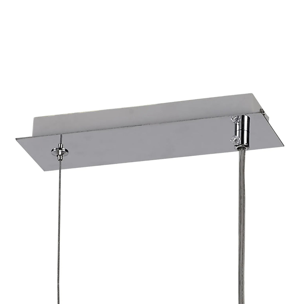 Canto 3 Light Linear Pendant in Polished Nickel