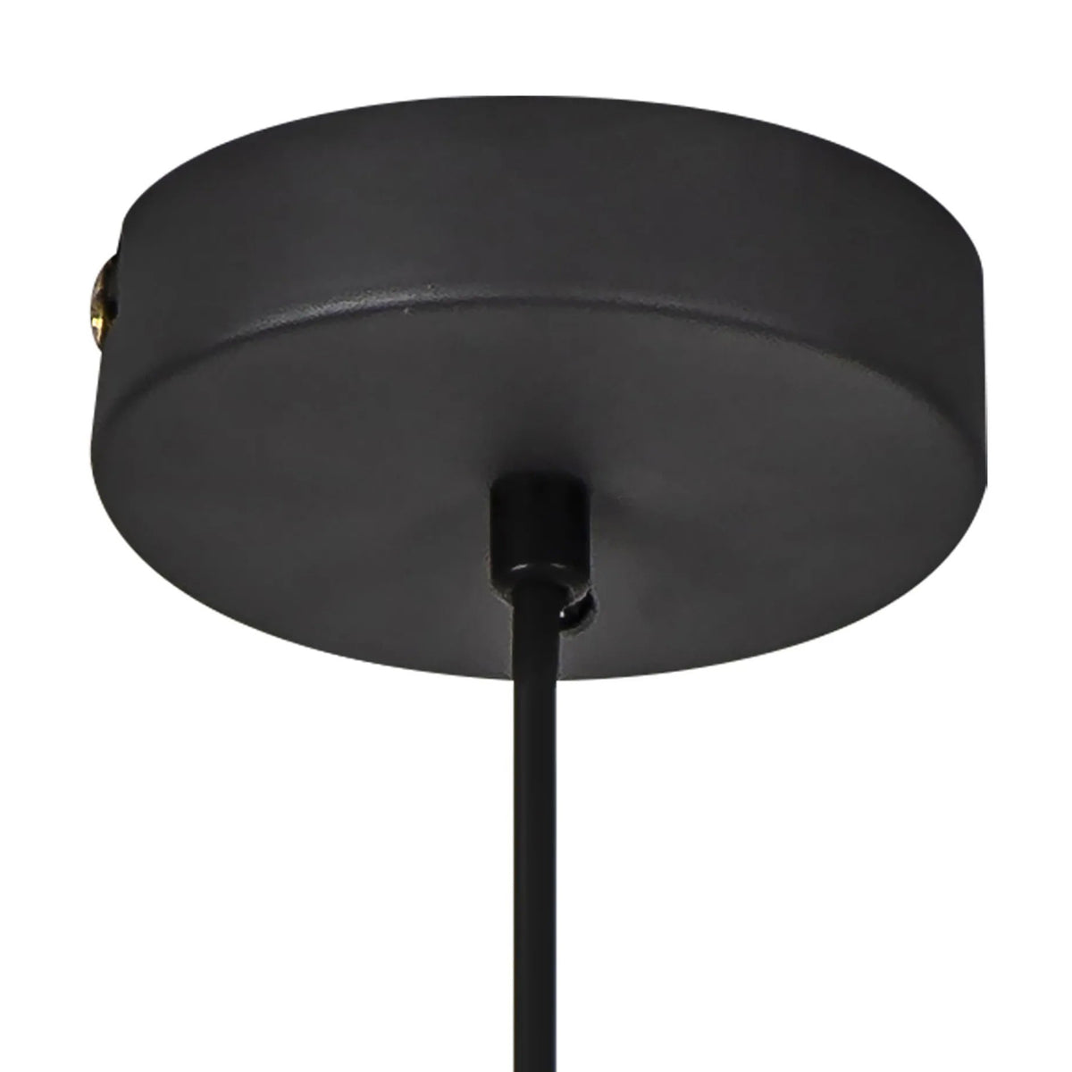 Canto Pendant in Polished Graphite & Clear Acrylic