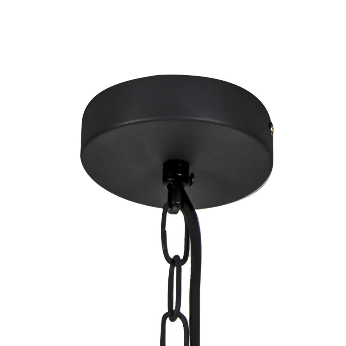 Canto 5 Light Pendant in Graphite & Clear Acrylic