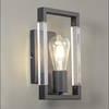 Canto Wall Light in Graphite & Clear Acrylic