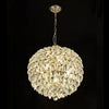 Coniston 9 Light Clear Crystal Pendant Light in French Gold