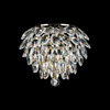 Coniston Small Wall Light in Antique Brass & Clear Crystal