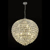 Coniston 16 Light Clear Crystal Pendant Light in Polished Chrome