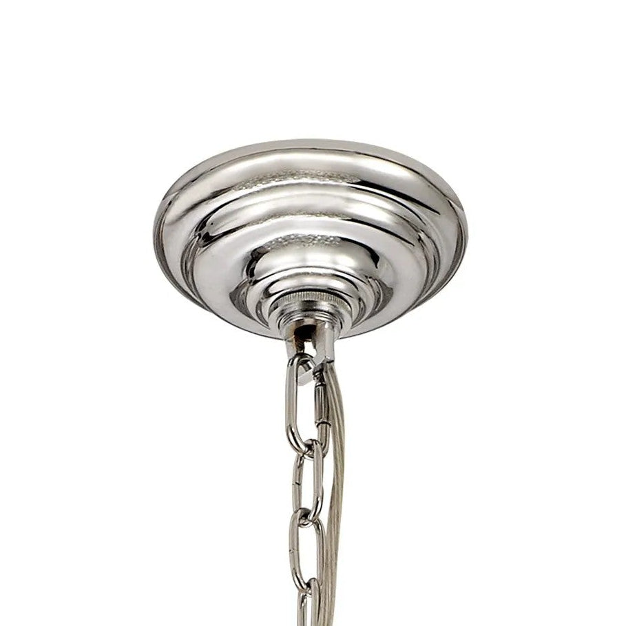 Coniston 16 Light Clear Crystal Pendant Light in Polished Chrome