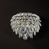 Coniston Large Wall Light in Polished Chrome & Clear Crystal