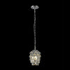 Coniston 1 Light Clear Crystal Pendant in Polished Chrome