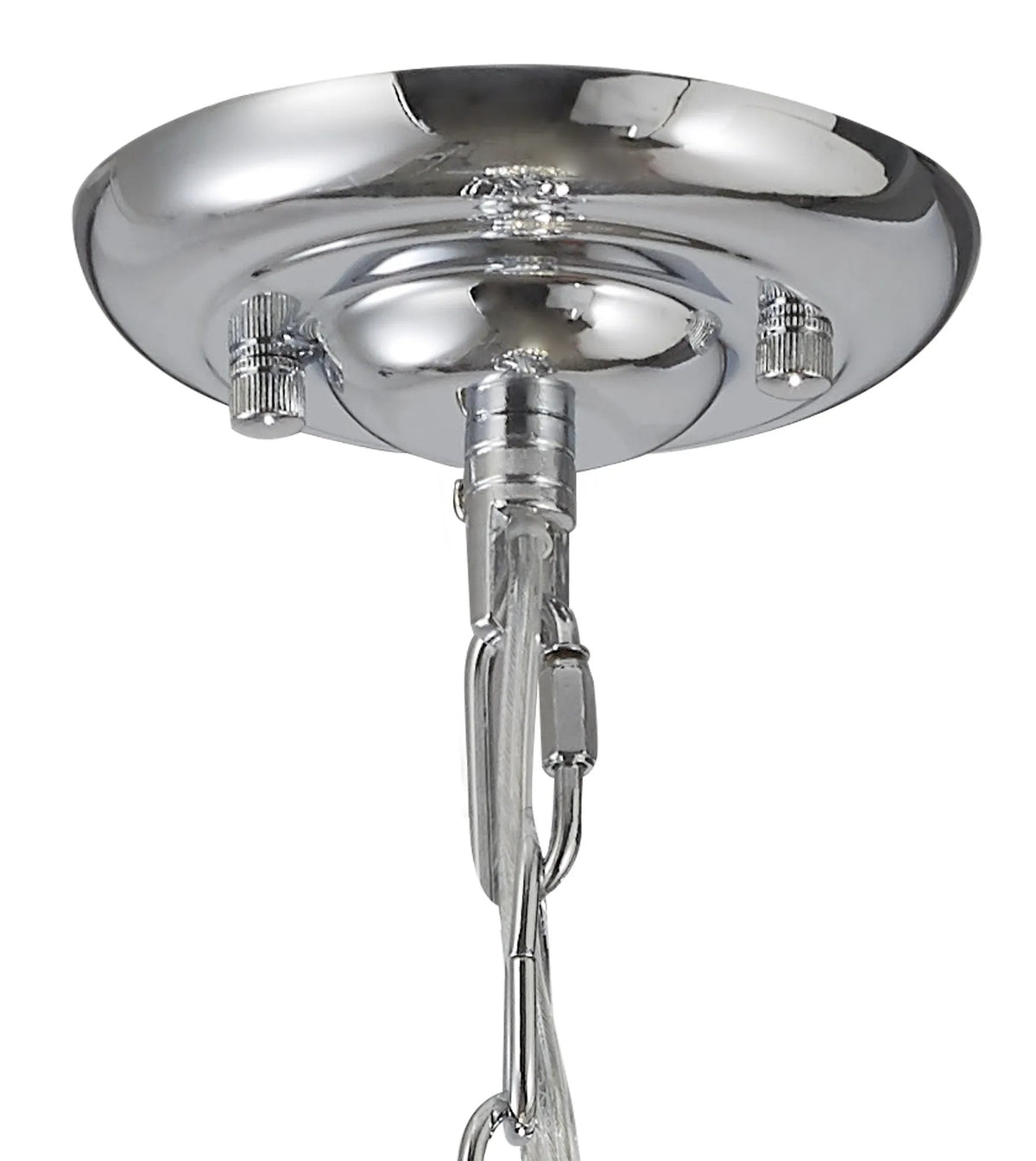 Coniston 1 Light Clear Crystal Pendant in Polished Chrome