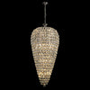 Coniston 20 Light Clear Crystal Tall Acorn Pendant in Polished Chrome