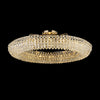 Coniston 18 Light Semi Flush Ring Ceiling Light in French Gold & Clear Crystal