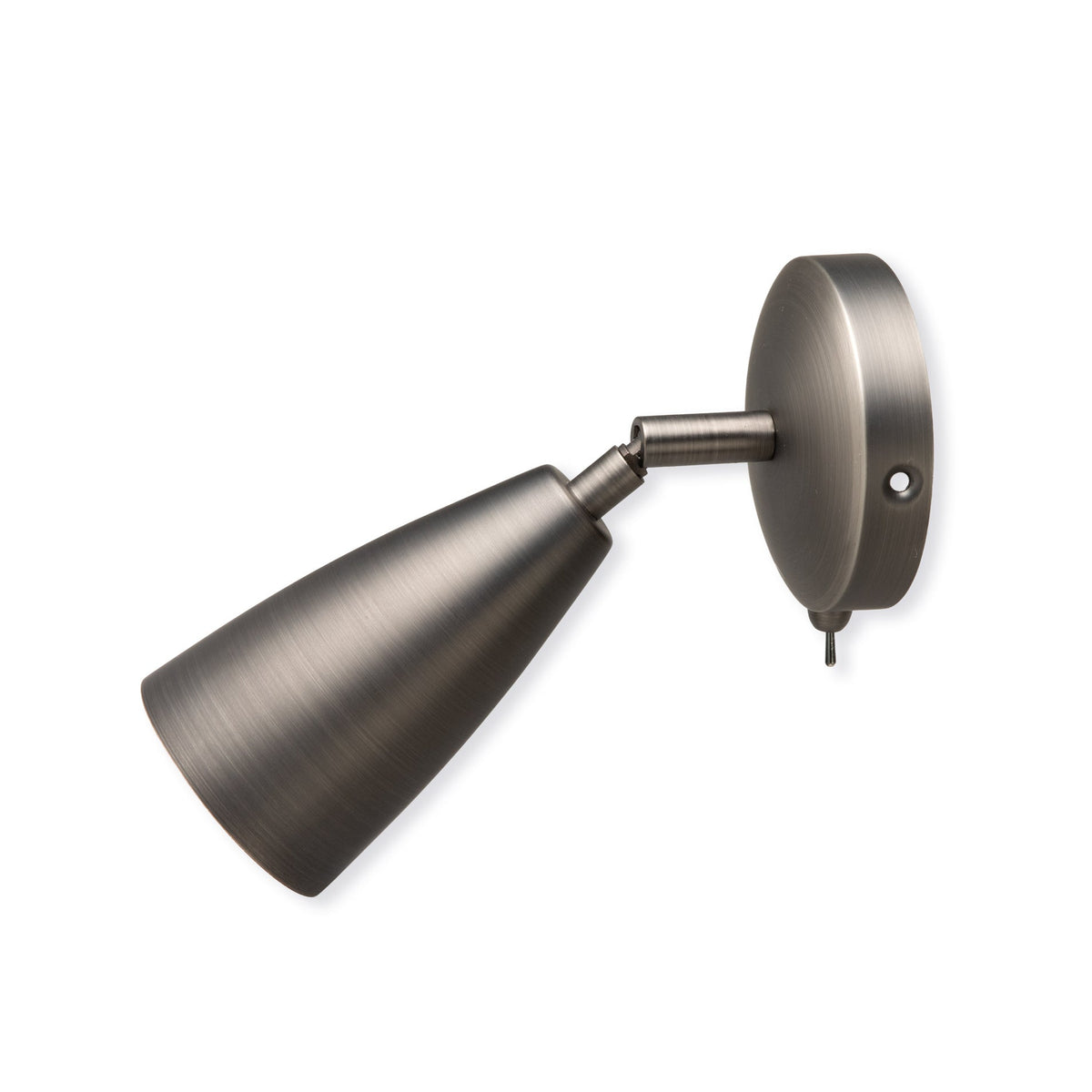Garden Trading Lighting Alkerton Switched Wall Spotlight in Antique Pewter