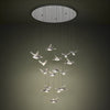 Paratebueno Bird Cluster LED Pendant in Chrome