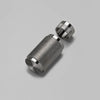 Cross Cut Knurled Dimmer Detail Kit in Steel