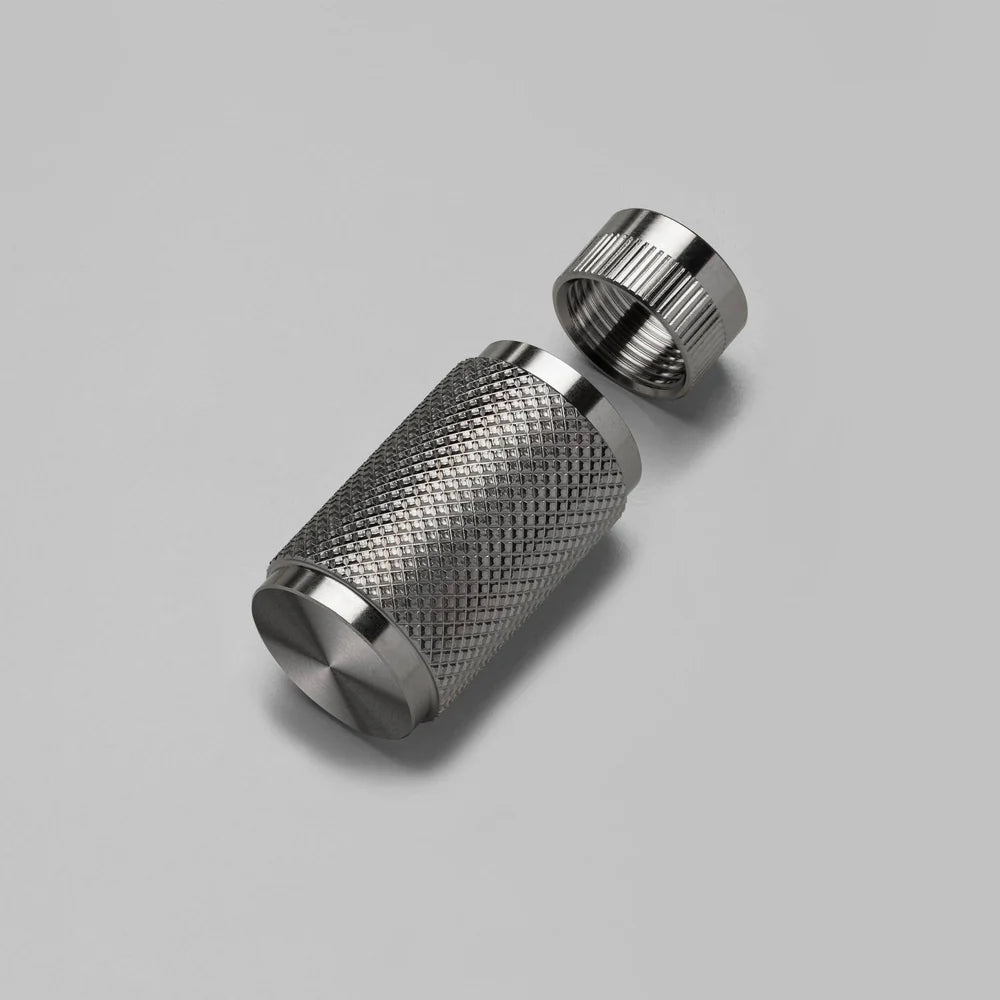 Cross Cut Knurled Dimmer Detail Kit in Steel