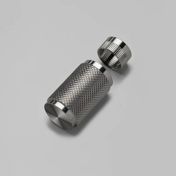 Cross Cut Knurled Dimmer Detail Kit in Steel