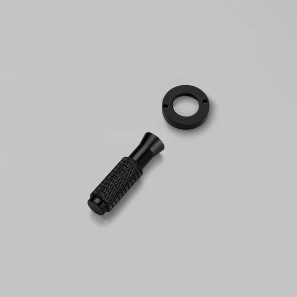 Cross Cut Knurled Toggle Detail Kit in Black