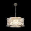 Faline 18 Light Pendant in Polished Nickel & Clear Crystal Glass