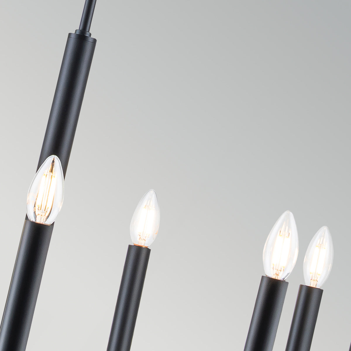 Brianna 9 Light Chandelier in Black