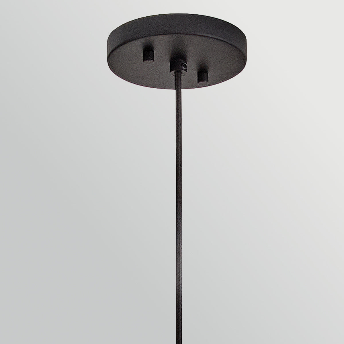 Arlen IP44 Large Pendant in Black and All Weather Rattan