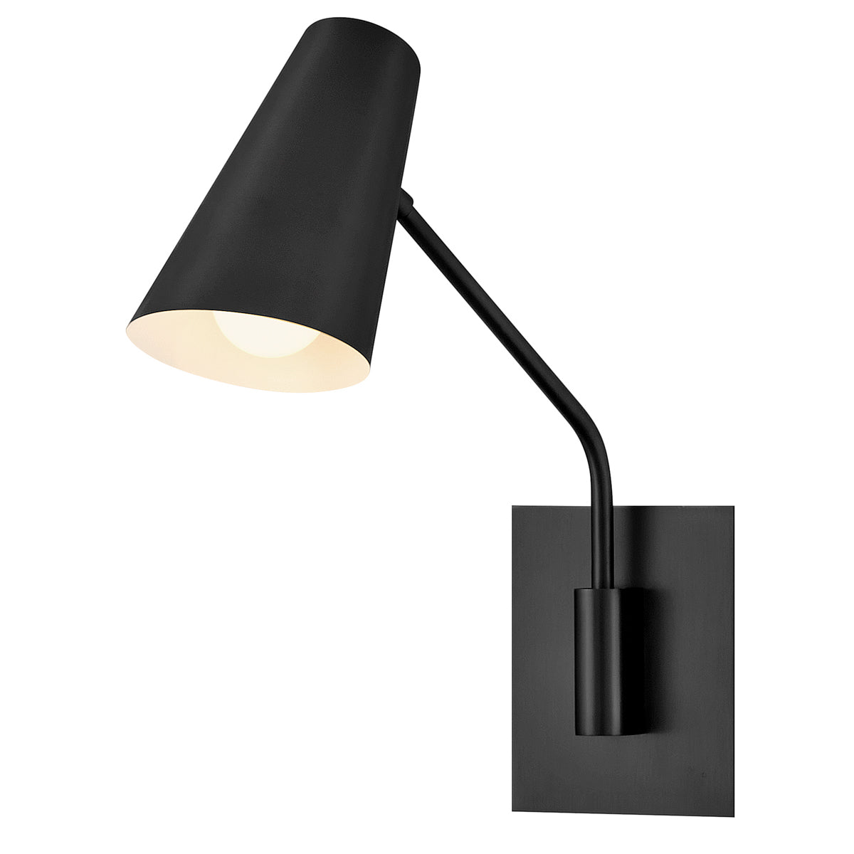 Bray Switched and Fully Adjustable Wall Light in Black