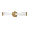 Elin IP44 Dimmable LED Bathroom Wall Light in Lacquered Brass