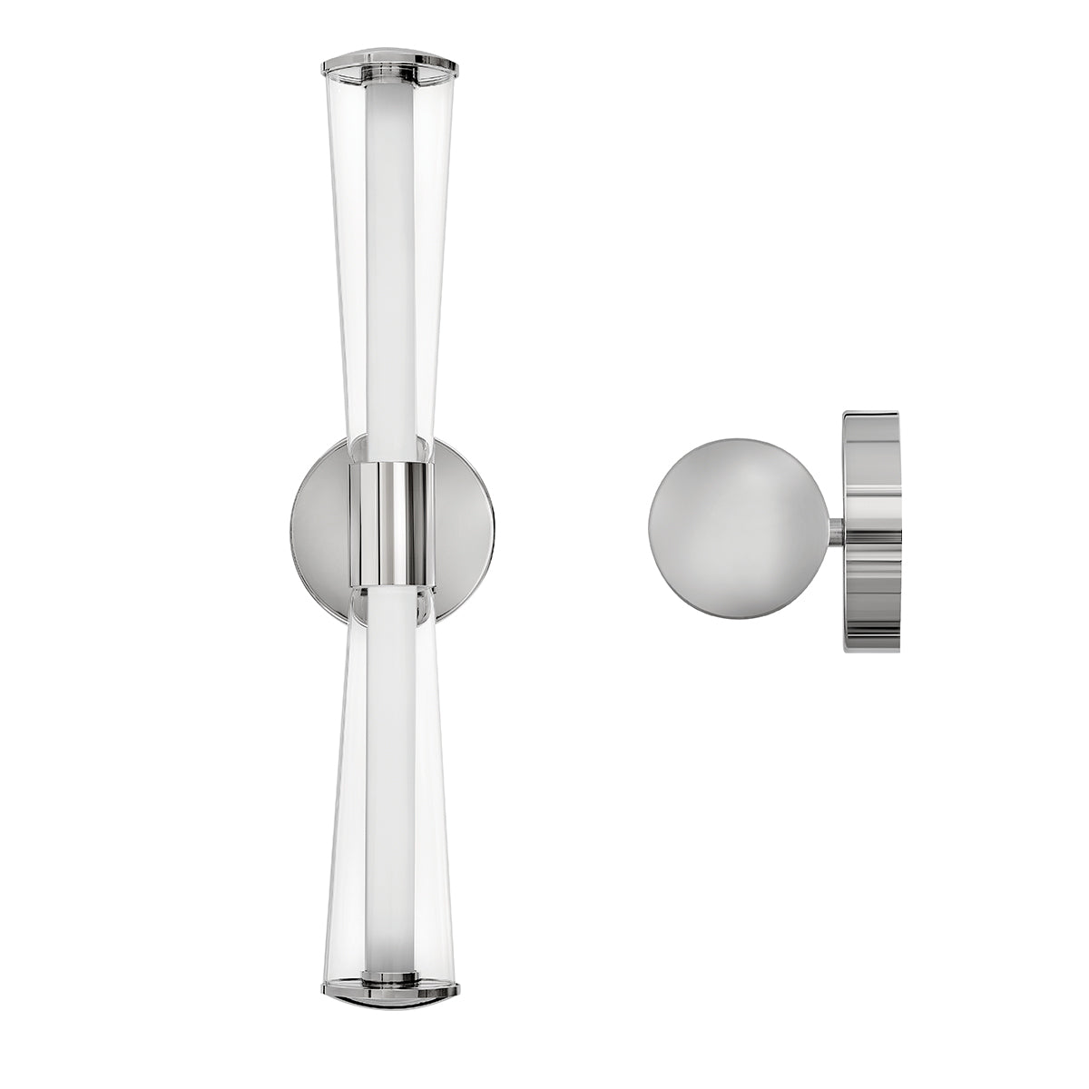 Elin IP44 Dimmable LED Bathroom Wall Light in Polished Chrome