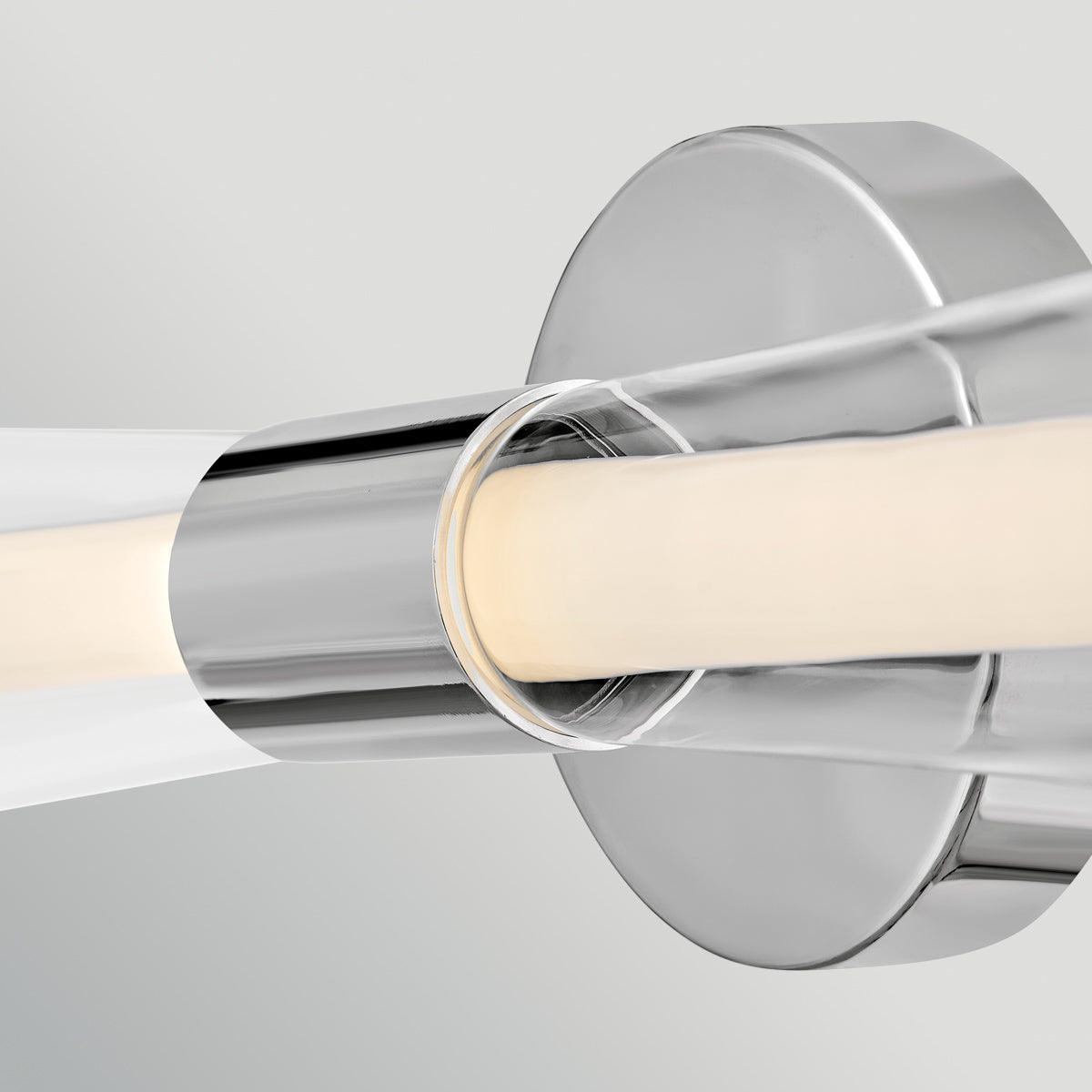 Elin IP44 Dimmable LED Bathroom Wall Light in Polished Chrome
