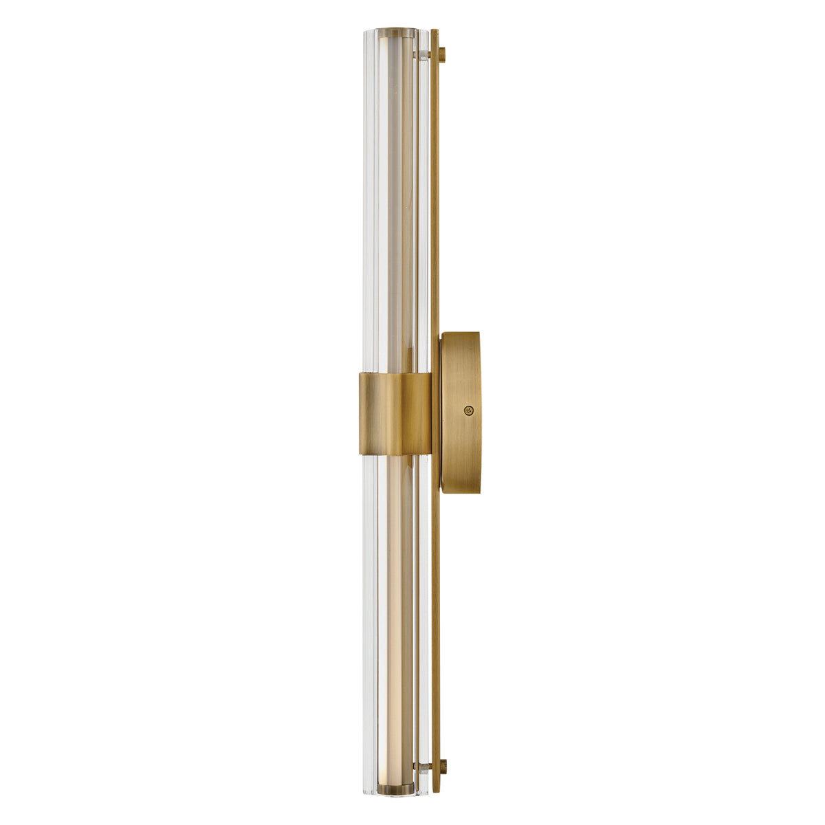 Georgette IP44 Dimmable LED Bathroom Wall Light in Lacquered Brass