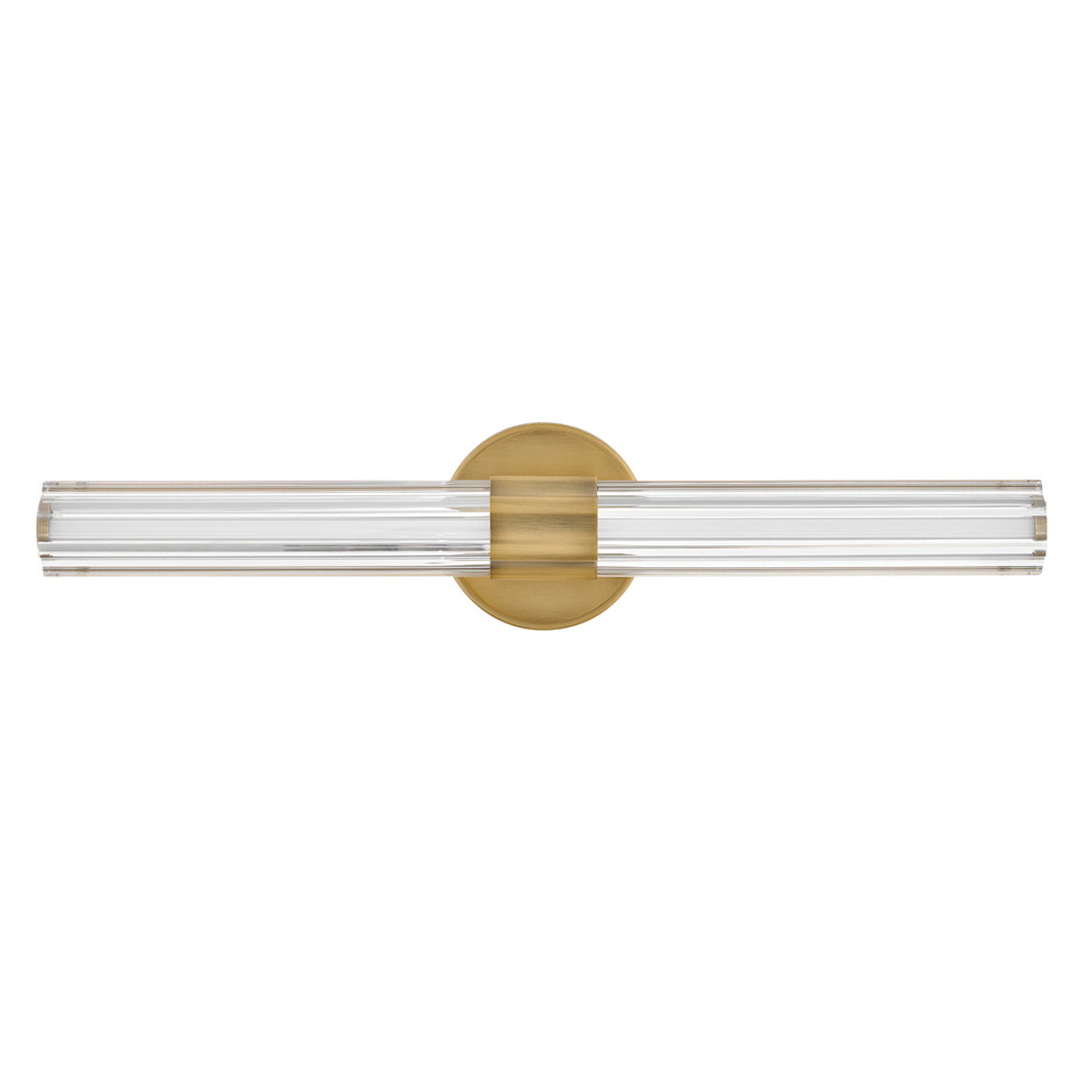 Georgette IP44 Dimmable LED Bathroom Wall Light in Lacquered Brass