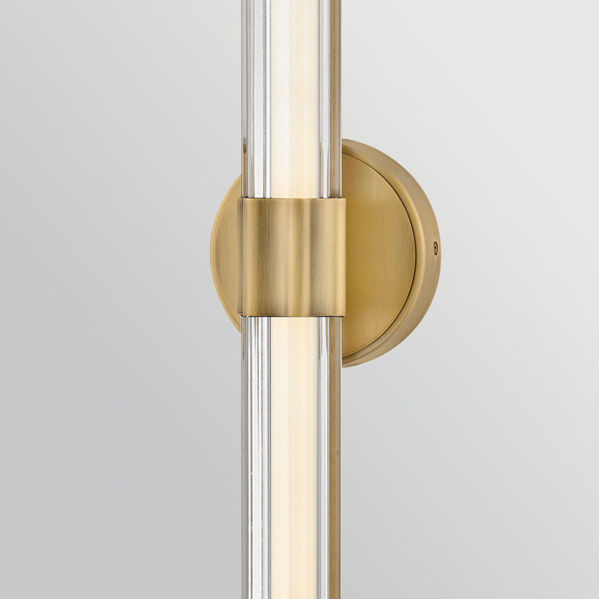 Georgette IP44 Dimmable LED Bathroom Wall Light in Lacquered Brass